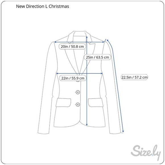 Vintage New Direction Womens Large Blue Button Up Christmas Holiday Denim Jacket - Picture 3 of 10